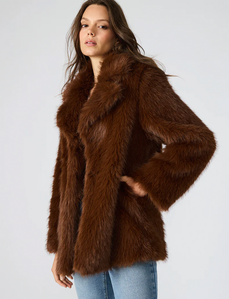 Kindra Coat, Brown