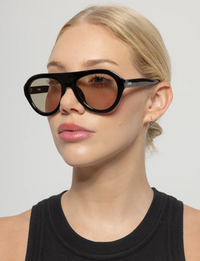 Maddy Sunglasses, Black/Green