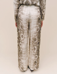 Hidden Wide Leg Pant, Sage Snake