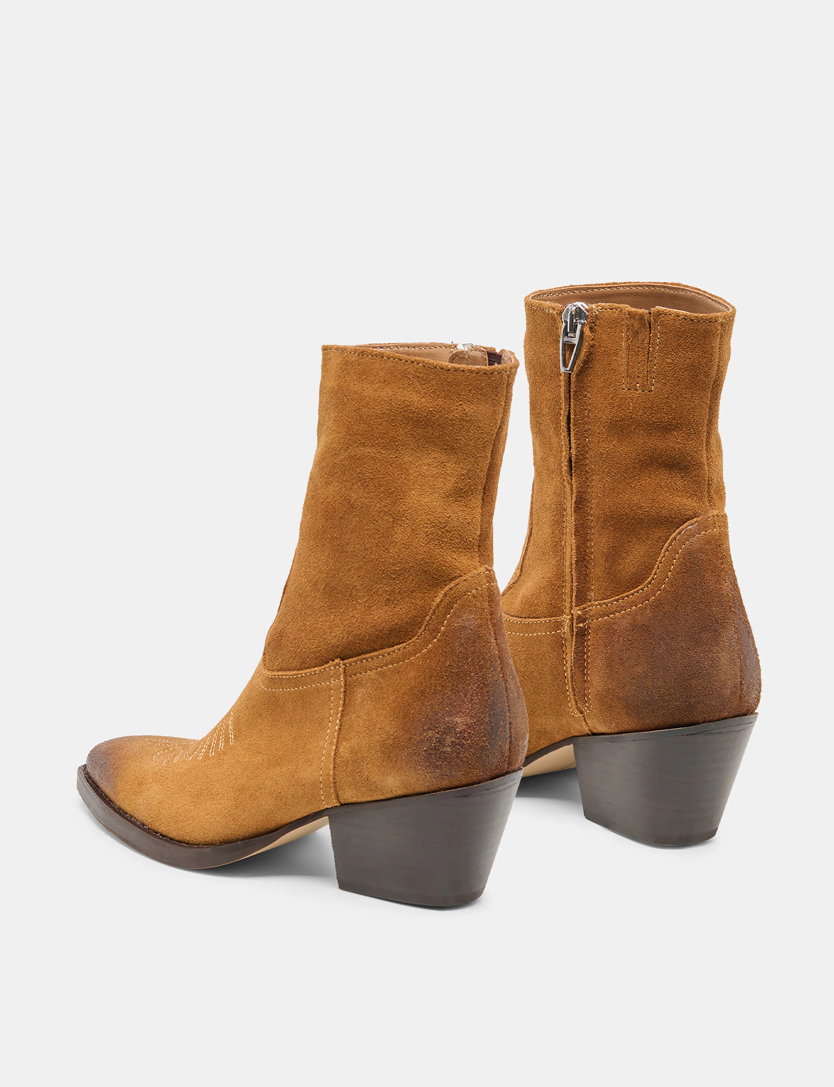 Klyde Boots, Cognac Suede