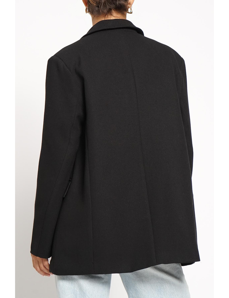 Oversized Chandler Blazer, Black