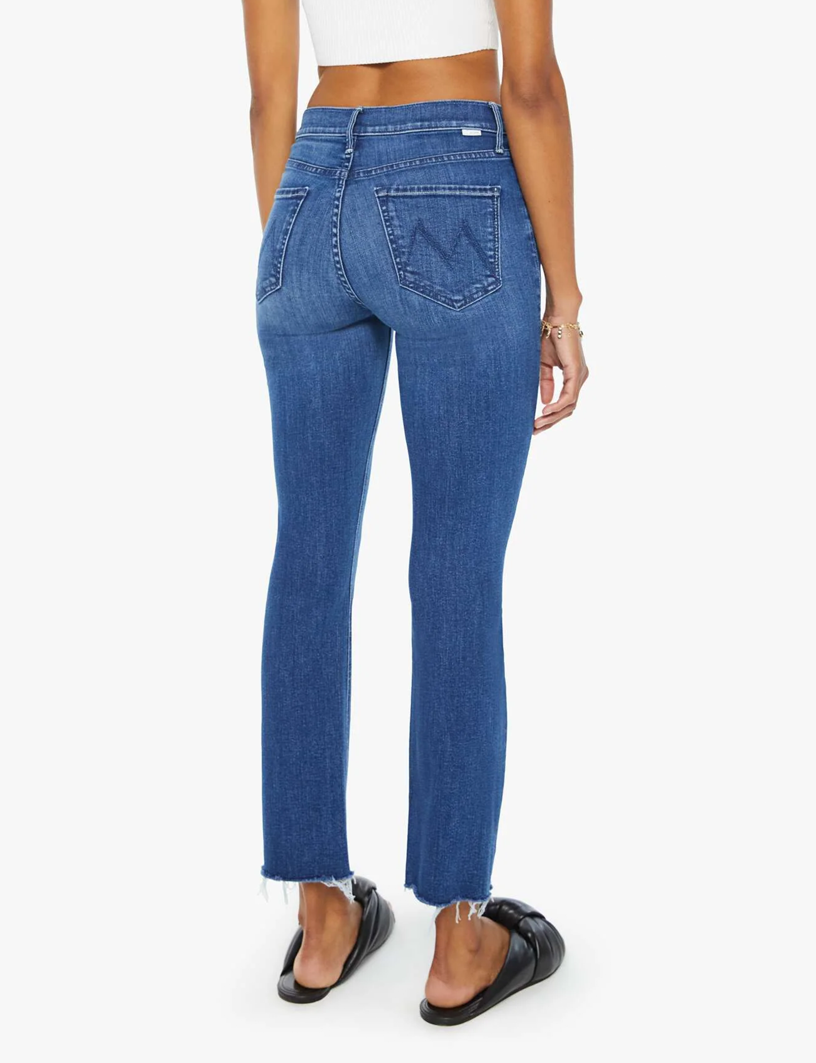 Mid Rise Dazzler Ankle Fray, Nothing Between Us