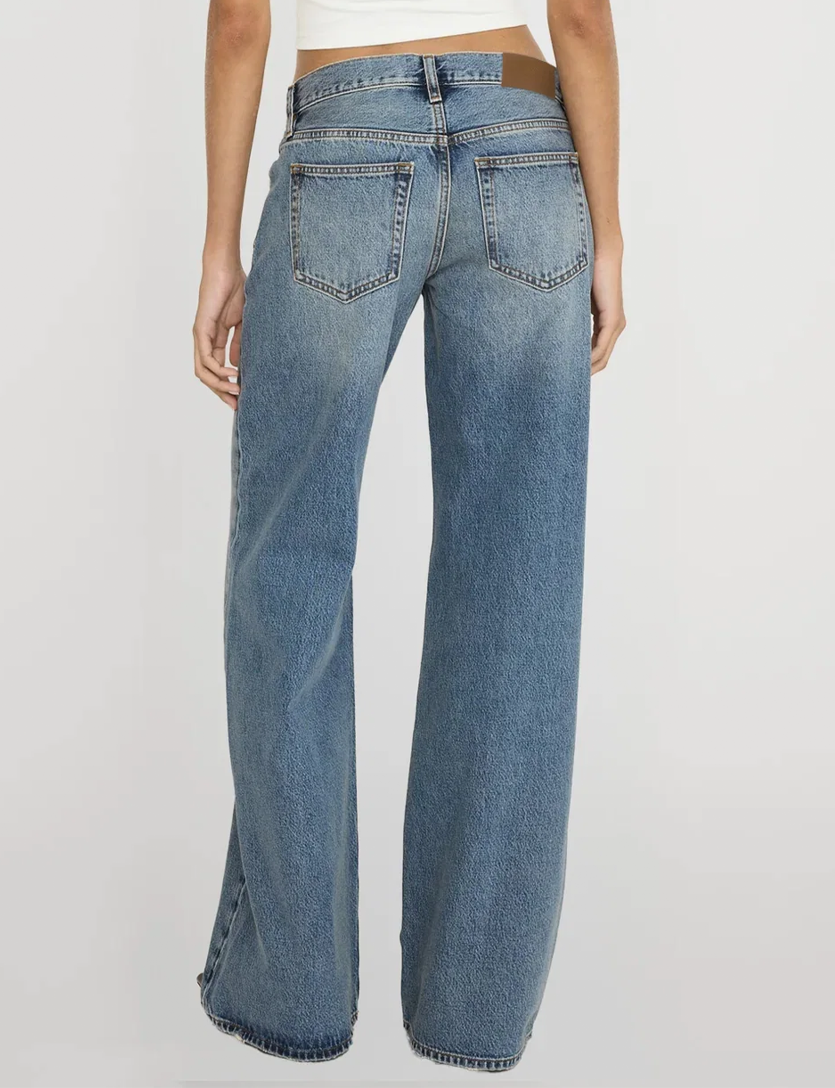 The Leo Wide Leg Jean, Rivage