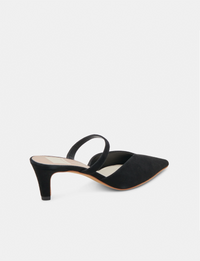 Kanika Mid Heels, Onyx Suede