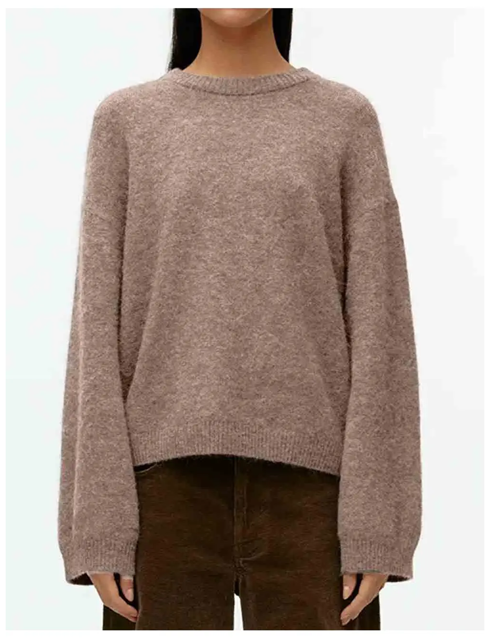 Pullover Sweater, Dark Khaki