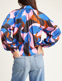 Hadley Blouse, Flamingo