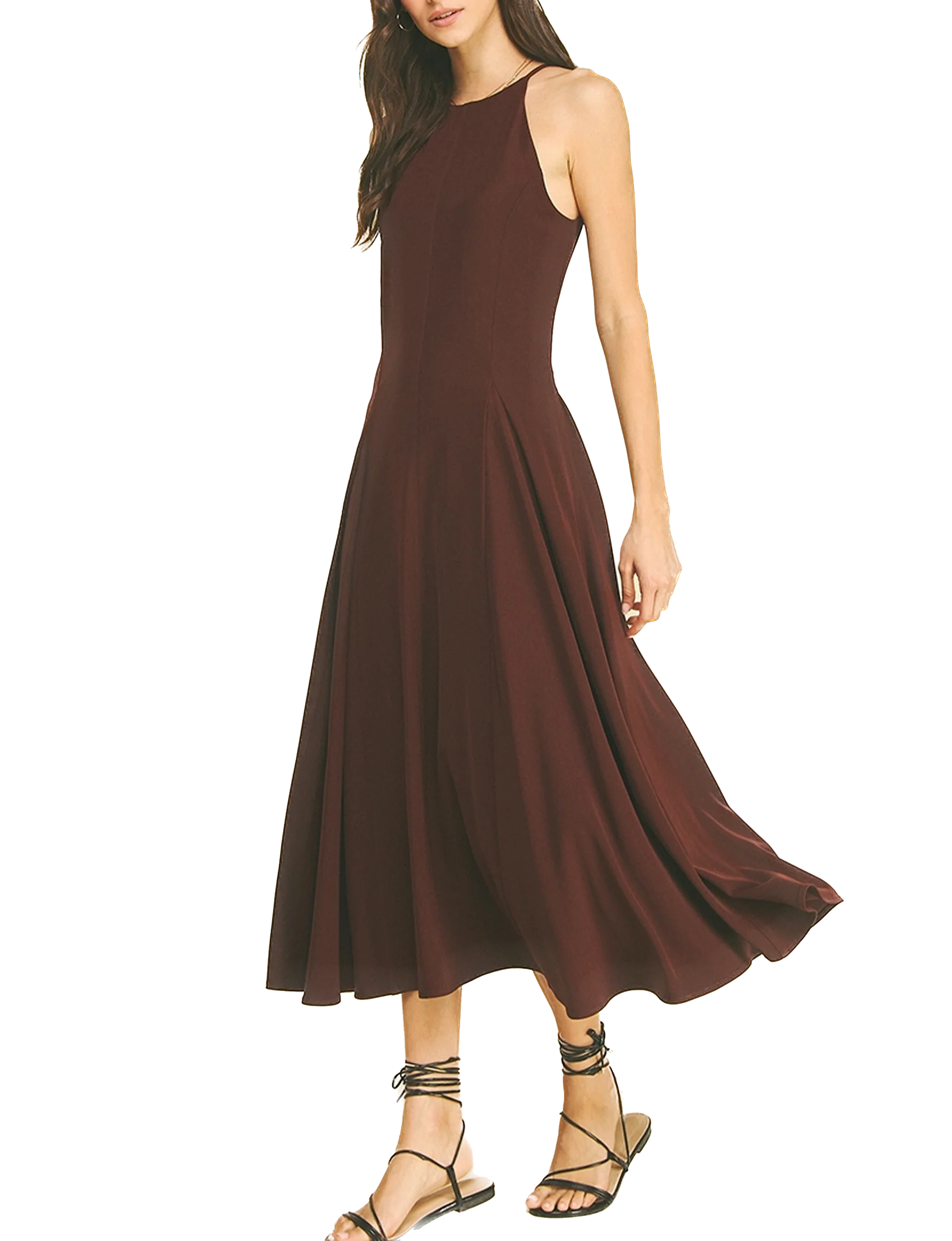 Anatasia Dress, Burgundy