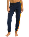 5 Stripe Womens Sweatpant, Navy/Multi