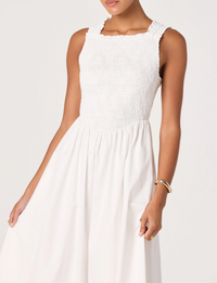 Hollie Dress, White