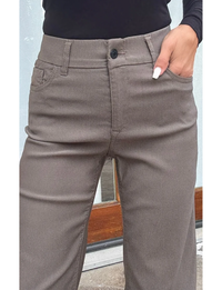 Amy Flare Pant, Brown Stripe