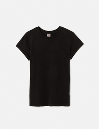 60s Slim Tee, Washed Black