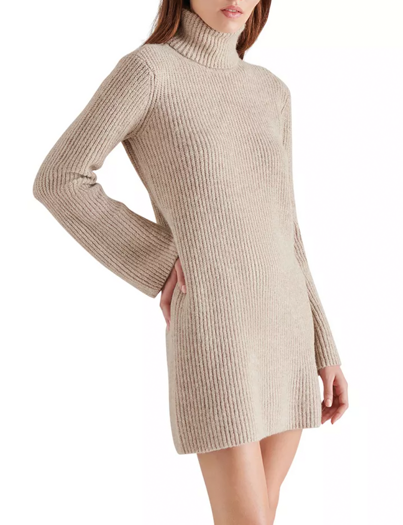 Abbie Sweater Dress, Oatmeal