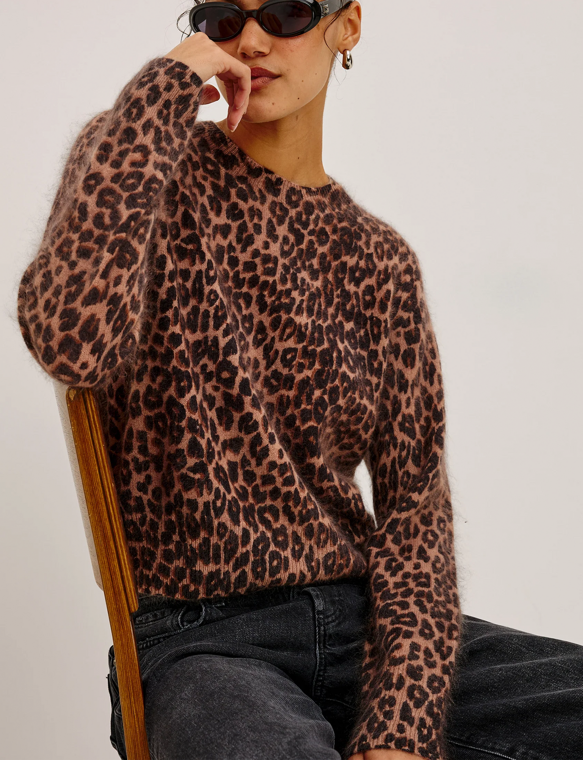 Sofia Sweater, Brown Nala