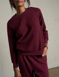 Ziggy Inside Out Sweatshirt, Dark Burgundy