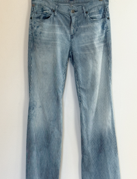 Citizens Of Humanity Flare Pants, Indigo Stripe