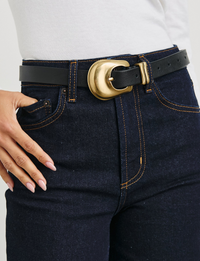 Rodeo Belt, Black/Gold