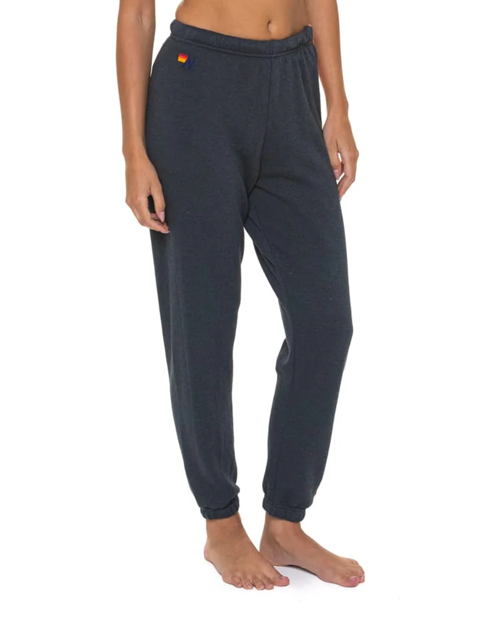 5 Stripe Sweatpants, Charcoal/Multi