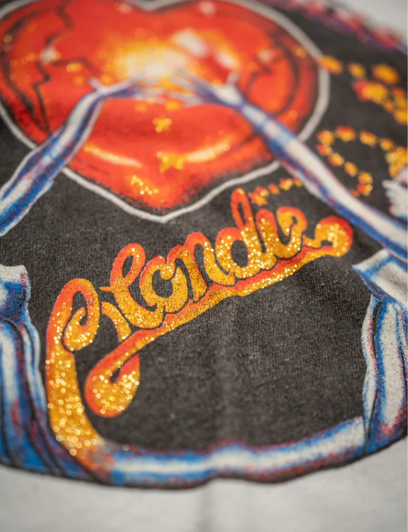 Heart of Glass Cropped Tee, Vintage White