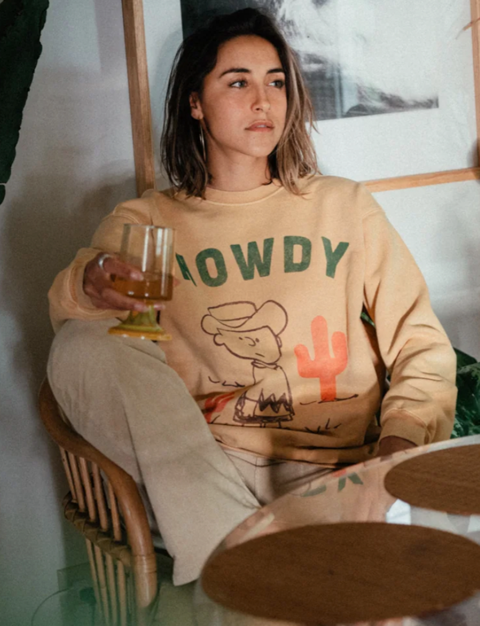 Peanuts Cowboy Sweatshirt, Charlie