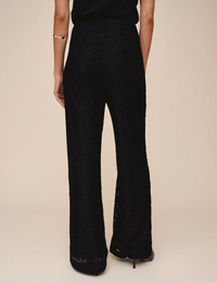 Pull On Lace Pant, Black
