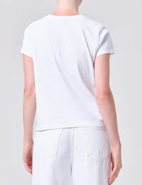 Long Line Adine Tee, White