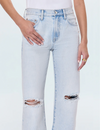 Lexi Relaxed Straight Jeans, Solstice Distressed