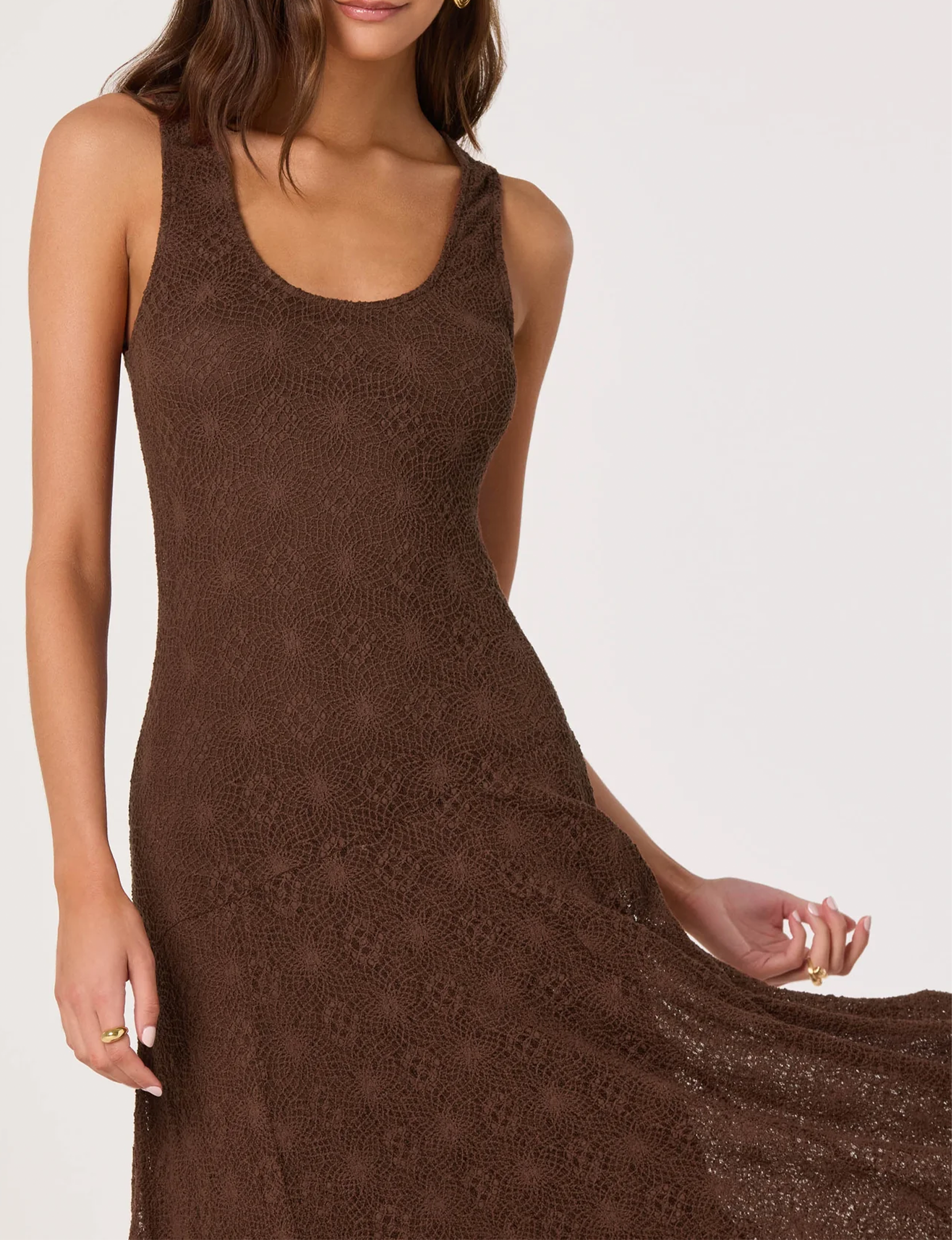 Freida Dress, Brown