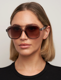 Kori Sunglasses, Olive/Brown Fade