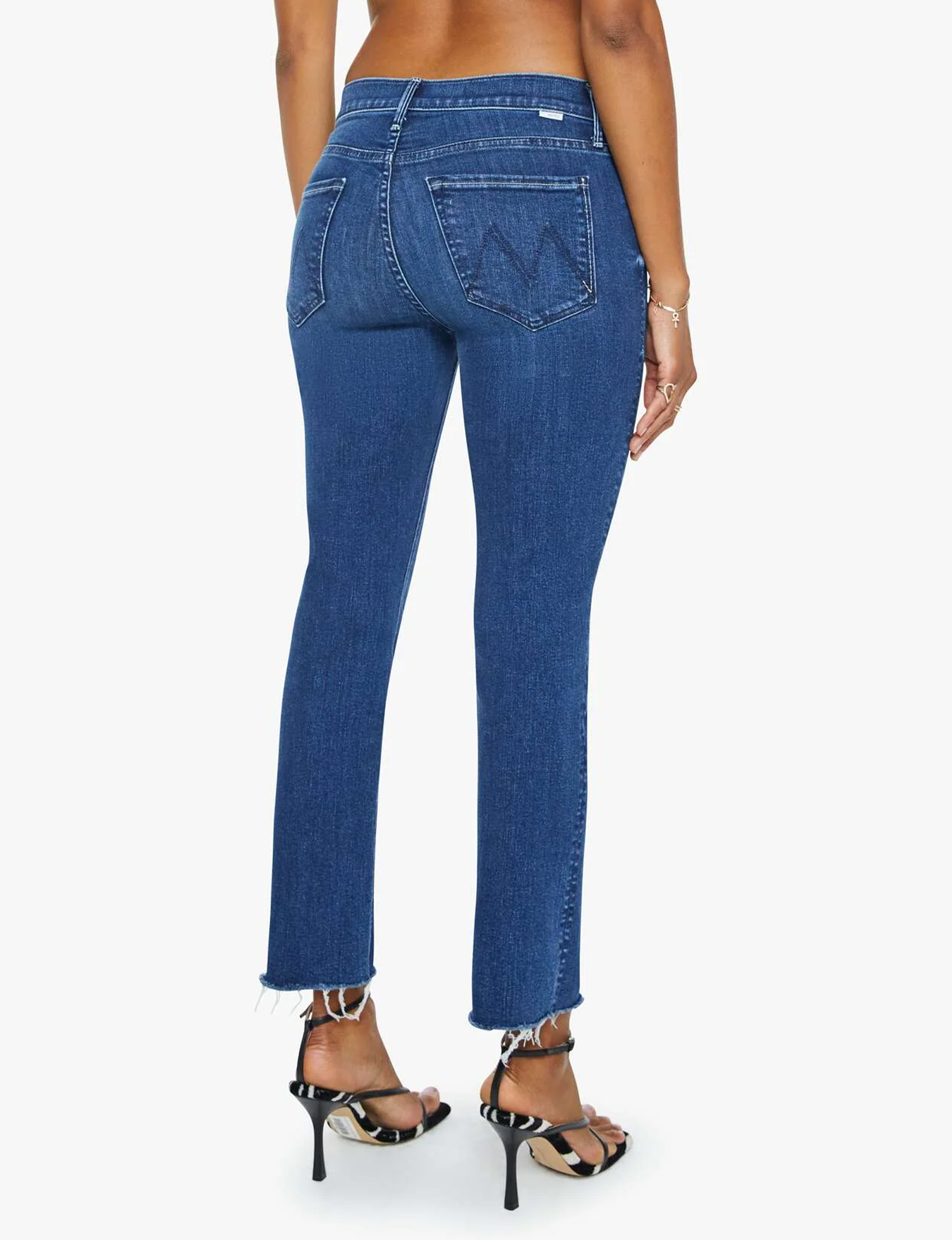 Mid Rise Dazzler Ankle Fray, Fancy Meeting You Here