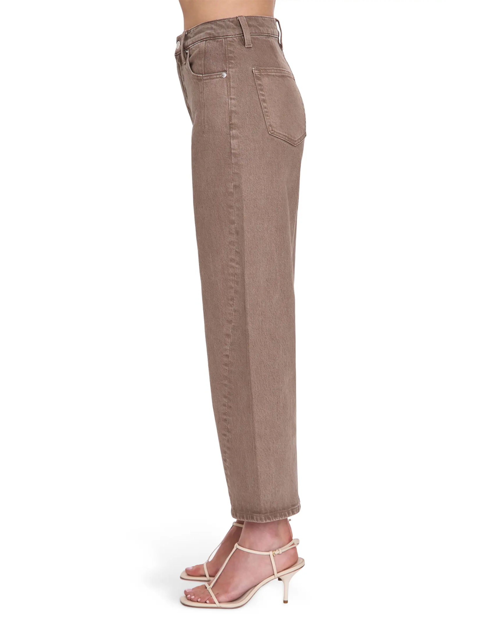 Kyra Ankle High Rise Bowed Ankle, Tannin