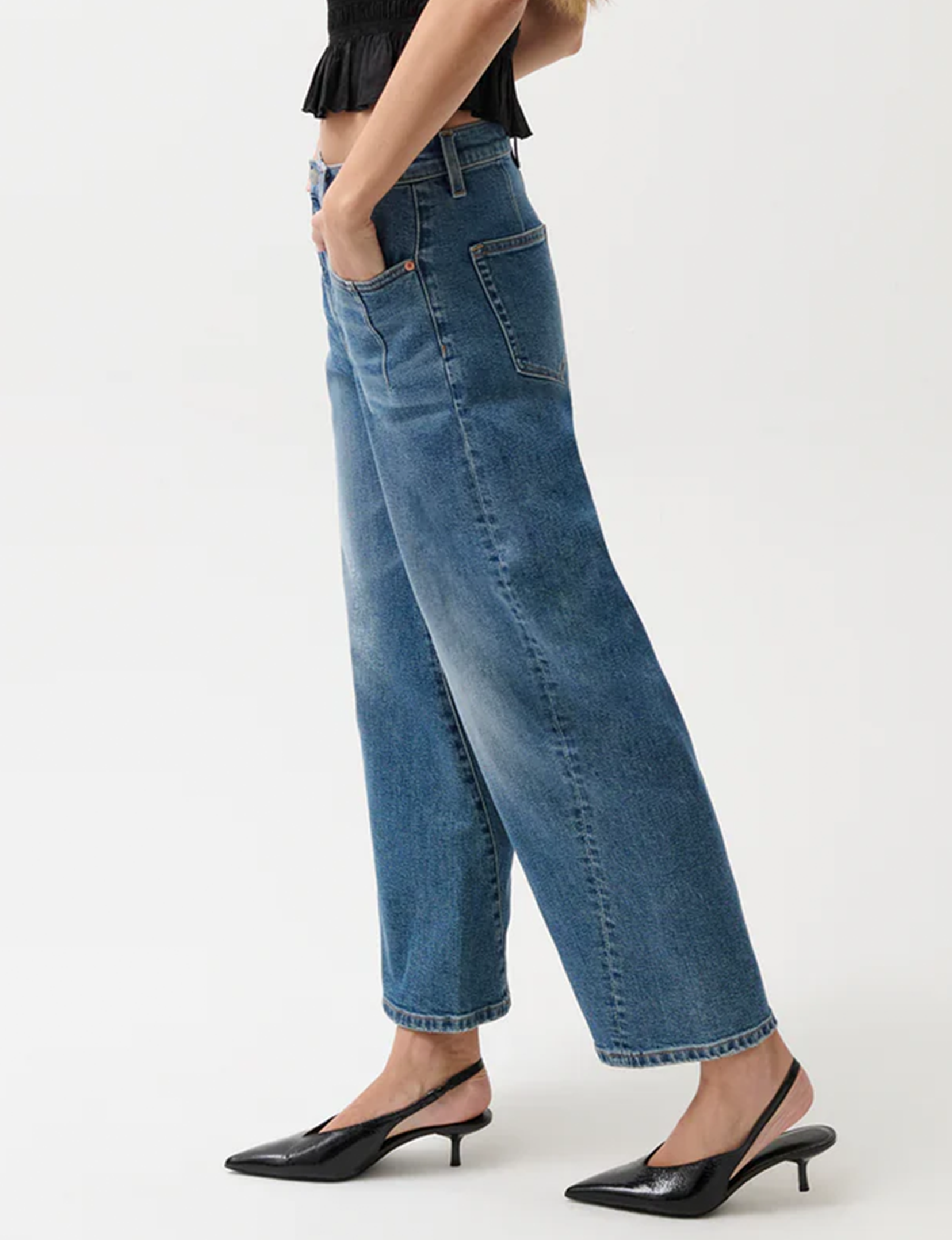 Kyra Ankle High Rise Bowed Ankle, Soho