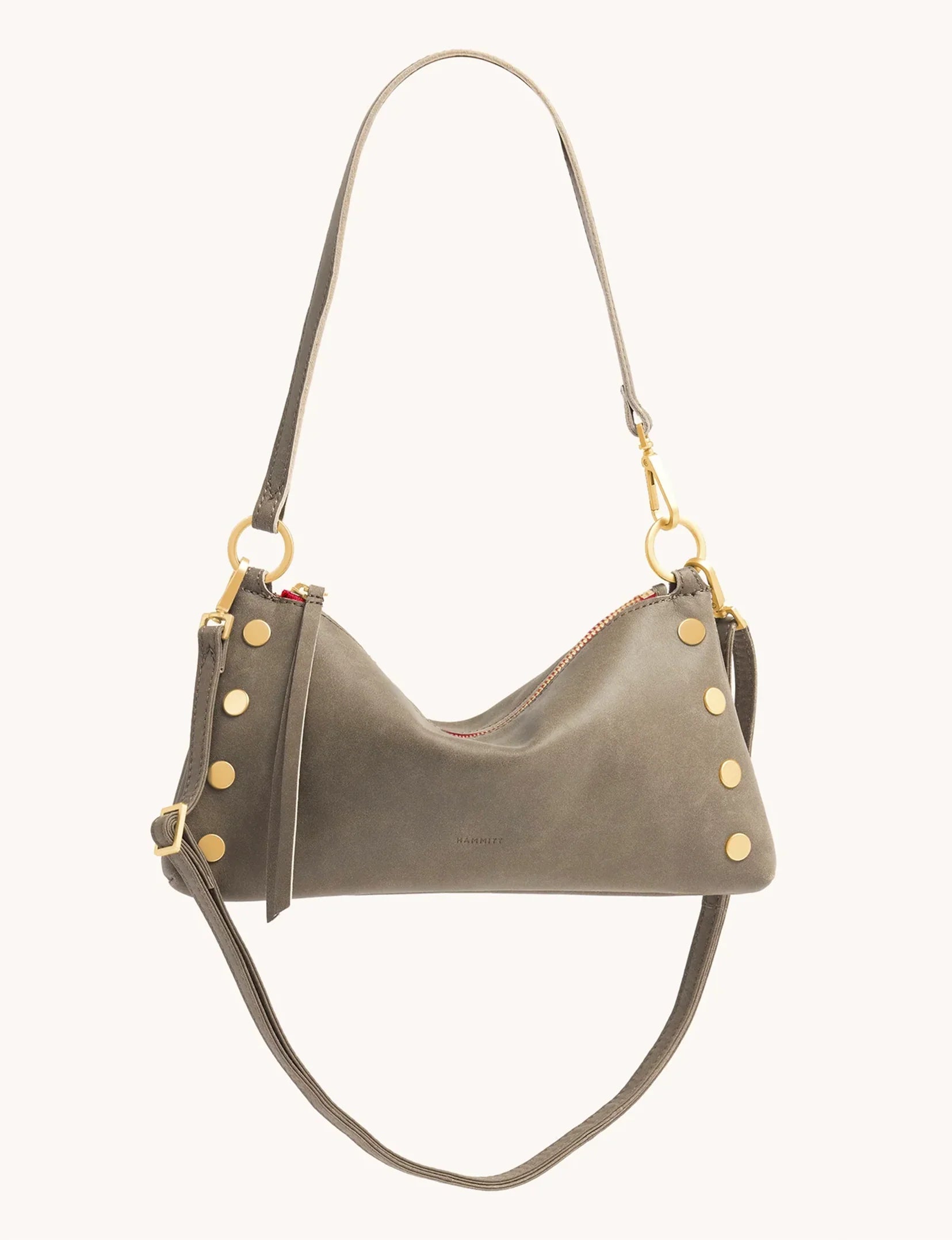 Kyle Small Handbag, Pewter/Brushed Gold