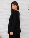 Italian Oversized Sweater, Black