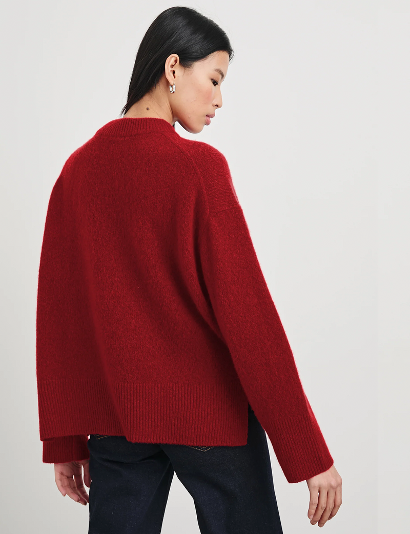 Miranda Sweater, Merlot