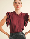 Audrey Blouse, Wine