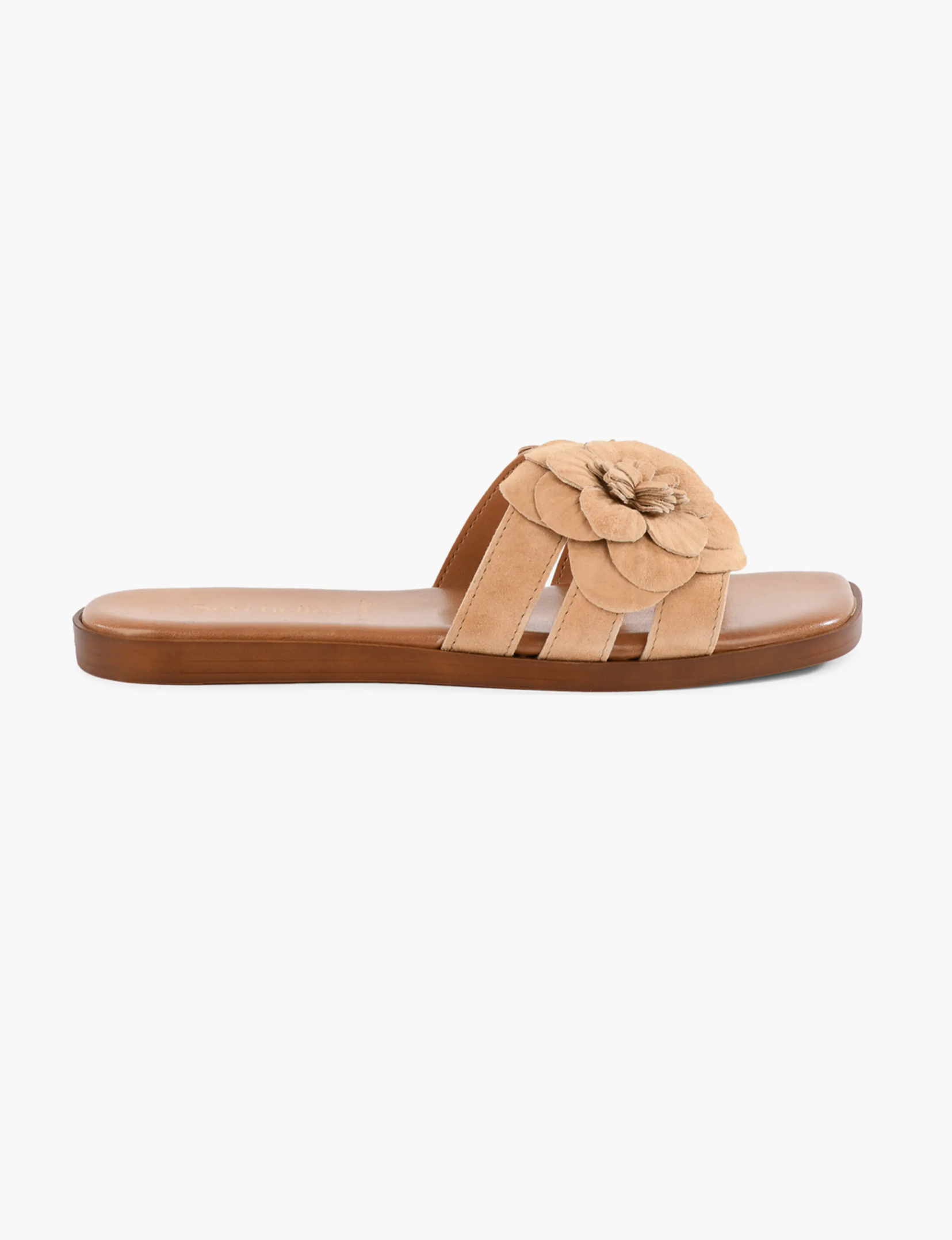 Morning Dew Sandal, Natural Suede