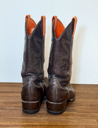 Frye Vintage Studded Cowboy Boot, Orange/Brown