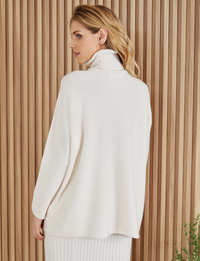 Longsleeve Turtleneck Sweater, Ivory