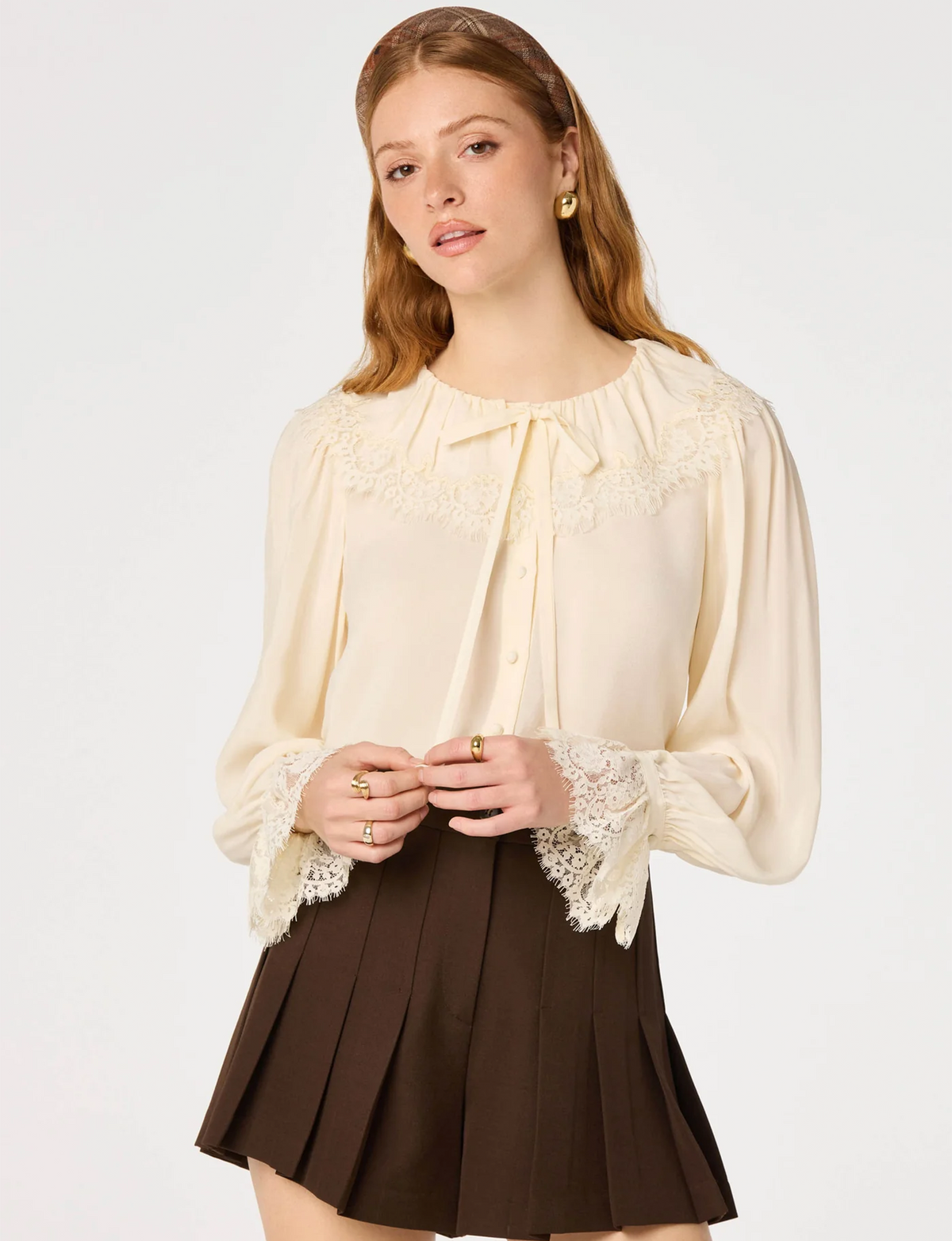 Emberly Top, Cream