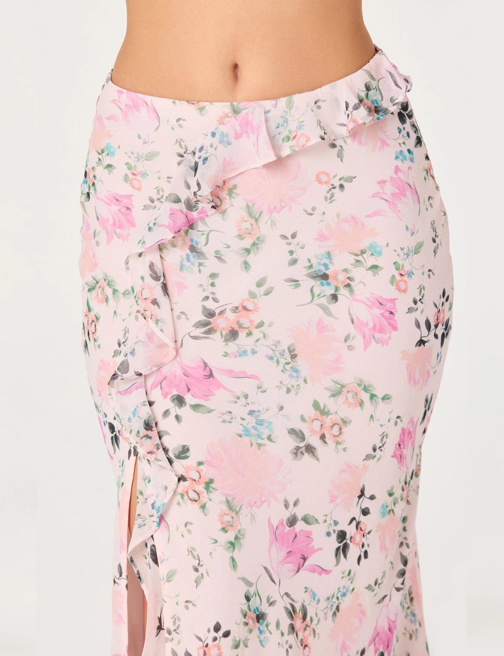 Ananda Skirt, Pink Floral