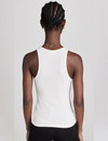 Ritz Rib Tank, White