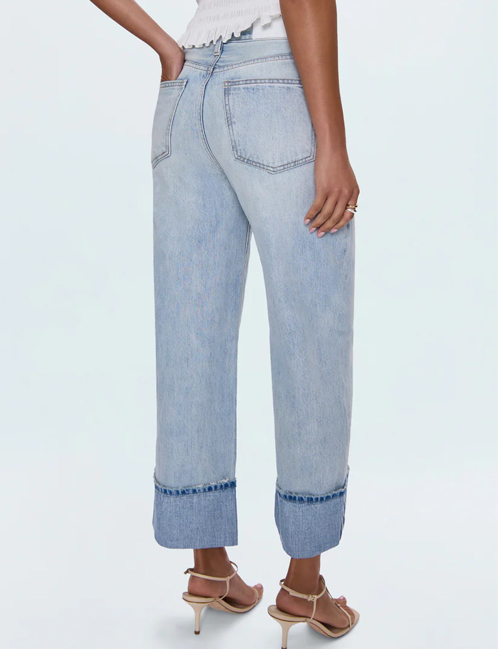 Ryder High Rise Cuffed Leg, Sunrise