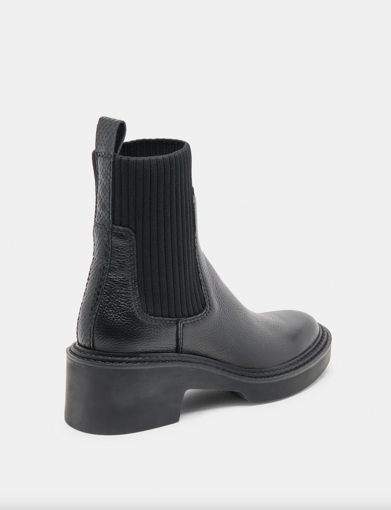 Hilora H2O Boot, Black Leather