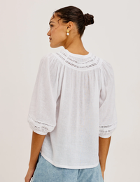 Theia Blouse, White