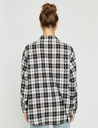 Harvest Flannel, Black/White