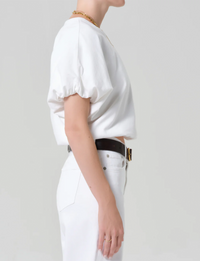 Gia Bubble Tee, Soft White