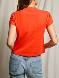 Alanis Recycled V-Neck, Tomato