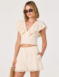 Margo Shorts, Cream