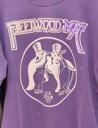 Fleetwood Mac U.S. Tour '77 Crew Fleece, Plum