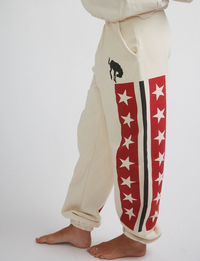Spangled Jogger, Creme